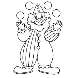 Coloring page: Juggler (Jobs) #99261 - Free Printable Coloring Pages