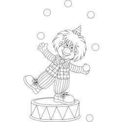 Coloring page: Juggler (Jobs) #99287 - Free Printable Coloring Pages