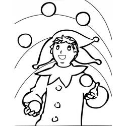 Coloring page: Juggler (Jobs) #99288 - Free Printable Coloring Pages