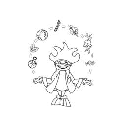 Coloring page: Juggler (Jobs) #99381 - Free Printable Coloring Pages