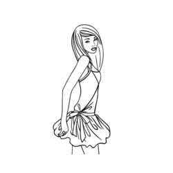 Coloring page: Mannequin (Jobs) #101407 - Free Printable Coloring Pages