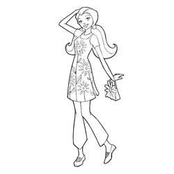 Coloring pages: Mannequin - Free Printable Coloring Pages