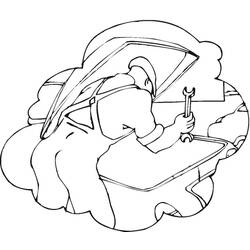 Coloring page: Mechanic (Jobs) #101799 - Free Printable Coloring Pages