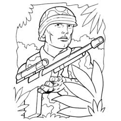 Coloring page: Military (Jobs) #102109 - Free Printable Coloring Pages