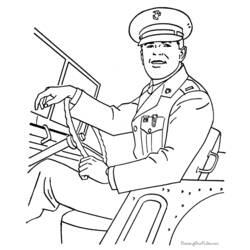 Coloring page: Military (Jobs) #102236 - Free Printable Coloring Pages