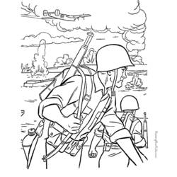 Coloring page: Military (Jobs) #102238 - Free Printable Coloring Pages
