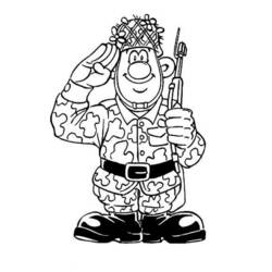 Coloring page: Military (Jobs) #102380 - Free Printable Coloring Pages
