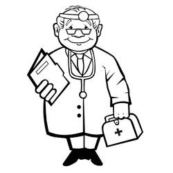 Coloring page: Nurse (Jobs) #170433 - Free Printable Coloring Pages