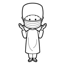 Coloring page: Nurse (Jobs) #170435 - Free Printable Coloring Pages