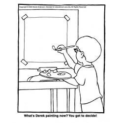 Coloring page: Painter (Jobs) #104307 - Free Printable Coloring Pages