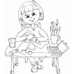 Coloring page: Painter (Jobs) #104310 - Free Printable Coloring Pages