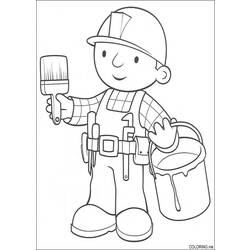Coloring pages: Painter - Free Printable Coloring Pages