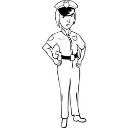 Coloring page: Police Officer (Jobs) #105363 - Free Printable Coloring Pages