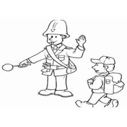 Coloring page: Police Officer (Jobs) #105450 - Free Printable Coloring Pages