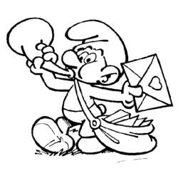 Coloring page: Postman (Jobs) #95023 - Free Printable Coloring Pages
