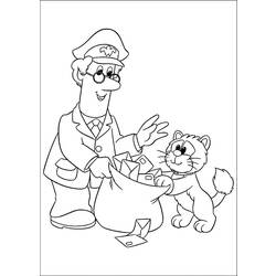 Coloring page: Postman (Jobs) #95029 - Free Printable Coloring Pages