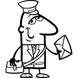 Coloring page: Postman (Jobs) #95051 - Free Printable Coloring Pages
