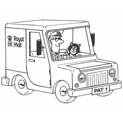 Coloring page: Postman (Jobs) #95056 - Free Printable Coloring Pages