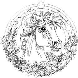 Coloring pages: Animals Mandalas - Free Printable Coloring Pages