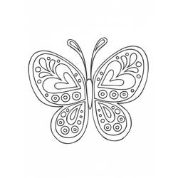 Coloring page: Butterfly Mandalas (Mandalas) #117381 - Free Printable Coloring Pages