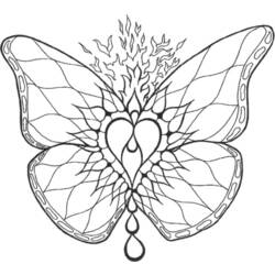 Coloring page: Butterfly Mandalas (Mandalas) #117382 - Free Printable Coloring Pages