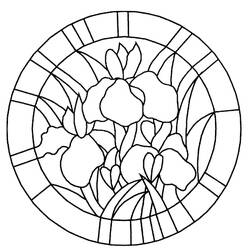 Coloring page: Flowers Mandalas (Mandalas) #117031 - Free Printable Coloring Pages