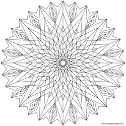 Coloring page: Mandalas (Mandalas) #22944 - Free Printable Coloring Pages