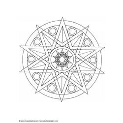 Coloring page: Star Mandalas (Mandalas) #117949 - Free Printable Coloring Pages