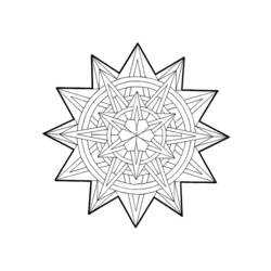 Coloring page: Star Mandalas (Mandalas) #117950 - Free Printable Coloring Pages
