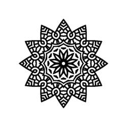 Coloring page: Star Mandalas (Mandalas) #117960 - Free Printable Coloring Pages