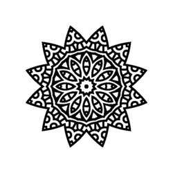 Coloring page: Star Mandalas (Mandalas) #117967 - Free Printable Coloring Pages