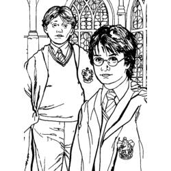 Coloring page: Harry Potter (Movies) #69546 - Free Printable Coloring Pages