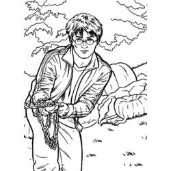Coloring page: Harry Potter (Movies) #69633 - Free Printable Coloring Pages