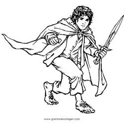 Coloring page: Hobbit (Movies) #70955 - Free Printable Coloring Pages