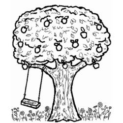 Coloring page: Apple tree (Nature) #163741 - Free Printable Coloring Pages