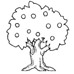 Coloring page: Apple tree (Nature) #163743 - Free Printable Coloring Pages