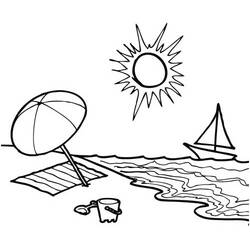 Coloring page: Beach (Nature) #158973 - Free Printable Coloring Pages