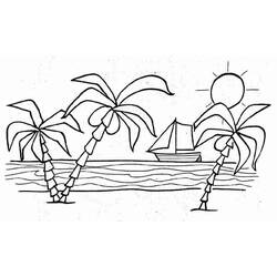 Coloring page: Beach (Nature) #159036 - Free Printable Coloring Pages