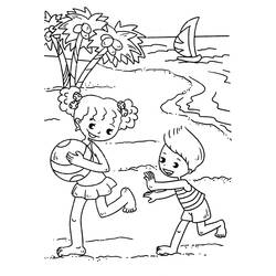 Coloring page: Beach (Nature) #159072 - Free Printable Coloring Pages