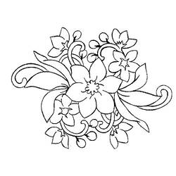 Coloring page: Bouquet of flowers (Nature) #160748 - Free Printable Coloring Pages