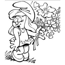 Coloring page: Bouquet of flowers (Nature) #160867 - Free Printable Coloring Pages