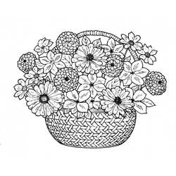 Coloring page: Bouquet of flowers (Nature) #160875 - Free Printable Coloring Pages