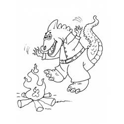 Coloring page: Campfire (Nature) #156831 - Free Printable Coloring Pages