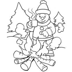 Coloring page: Campfire (Nature) #156834 - Free Printable Coloring Pages