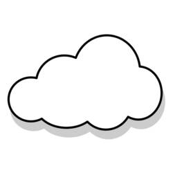 Coloring page: Cloud (Nature) #157304 - Free Printable Coloring Pages