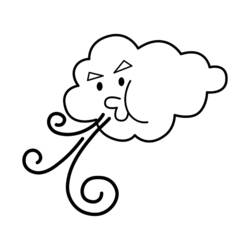 Coloring page: Cloud (Nature) #157322 - Free Printable Coloring Pages
