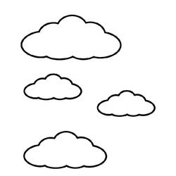 Coloring page: Cloud (Nature) #157324 - Free Printable Coloring Pages