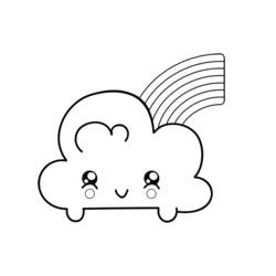 Coloring page: Cloud (Nature) #157353 - Free Printable Coloring Pages