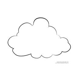 Coloring page: Cloud (Nature) #157356 - Free Printable Coloring Pages