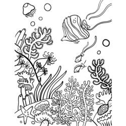 Coloring page: Coral (Nature) #162940 - Free Printable Coloring Pages